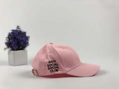 Кепка бейсболка Anti Social Social Club ASSC (розовая)