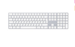 Клавиатура Apple Magic Keyboard with Numeric Keypad (MQ052) Белая