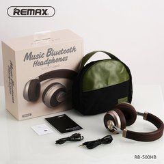 Наушники Bluetooth Remax RB-500HB чёрные беспроводные