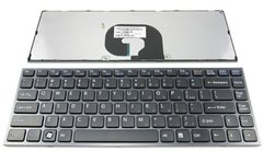 Клавиатура для ноутбуков Sony Vaio VPC-Y чeрная с темно-серой рамкой UA/RU/US