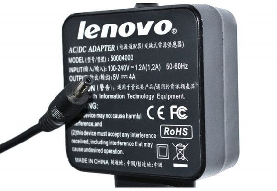 Блок питания для ноутбуков Lenovo 5V 4A 20W (3.5*1.35)