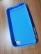 Чехол накладка iPhone 4 4s Baseus Colorit голубая
