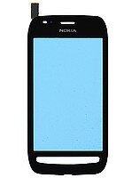 Сенсорное стекло для Nokia 710 Lumia черное