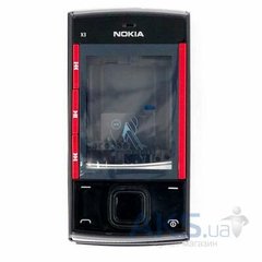 Панели Nokia X3 High Copy черно-красные