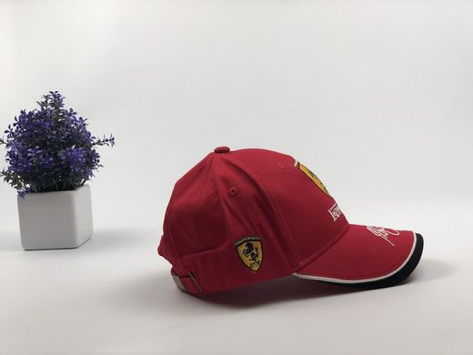 Кепка бейсболка Авто Ferrari (красная)
