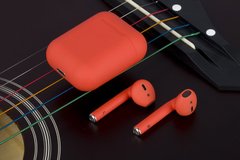 Bluetooth-гарнитура AirPods TWS i12 orange стерео наушники