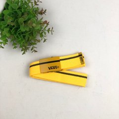 Ремень Пояс Vans полоска - Желтый 105 см