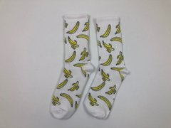Носки More than dope - Высокие - Белые - Бананы