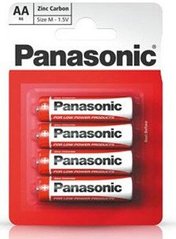 Батарейка Panasonic Red Zink R06 4шт./уп.