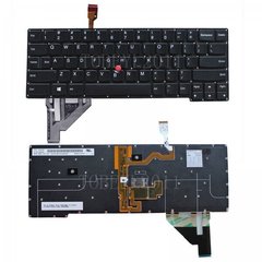Клавиатура для ноутбуков Lenovo ThinkPad X1 Series с трекпоинтом, с подсветкой Без рамки