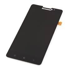 Дисплей в сборе с тачскрином Lenovo P780 black