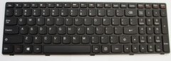 Клавиатура для ноутбуков Lenovo IdeaPad G500, G505, G510, G700, G710 Series черная с черной рамкой RU/US