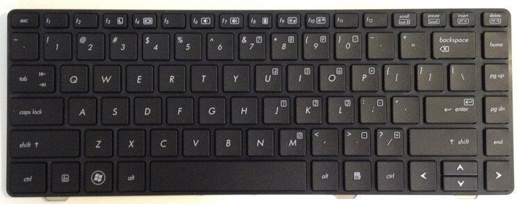 Клавиатура для ноутбуков HP ProBook 6360b черная RU/US