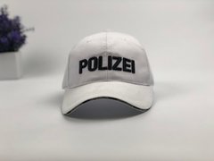 Кепка бейсболка Polizei (белая)