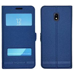Чехол-книжка Moмax для Samsung J3 2017 (J330) blue