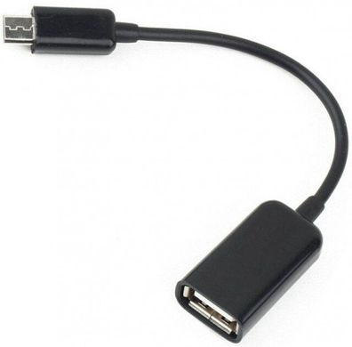 Кабель OTG Micro USB KONI STRONG KS-06 длина 16 см черный