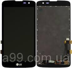 Дисплейный модуль LG G Pad F7.0 LK430 черный экран с тачскрином, матрица с сенсором