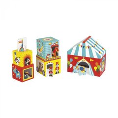Кубики картонні Janod Цирк J02800