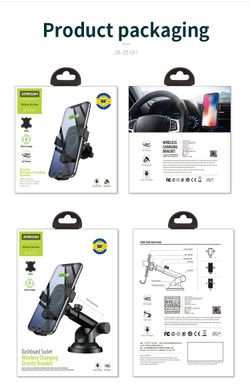 Тримач авто зарядне JOYROOM Dashboard with wireless charger ZS181