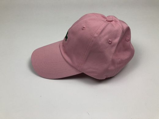 Кепка бейсболка Lacoste большое лого (розовая)